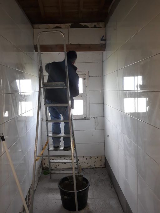 Reparação dos sanitários da antiga Escola de S. Pedro