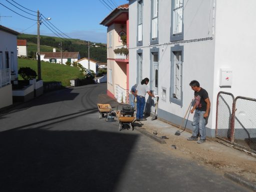 Reparação de passeios em São Pedro