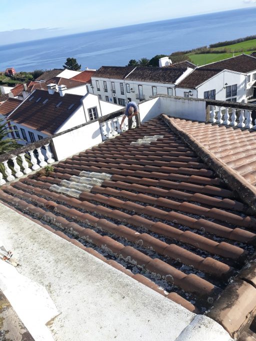 Reparações no edifício dos Paços do Concelho