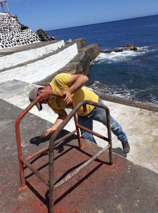 Trabalhos de preparação da Boca da Ribeira para a época balnear (3