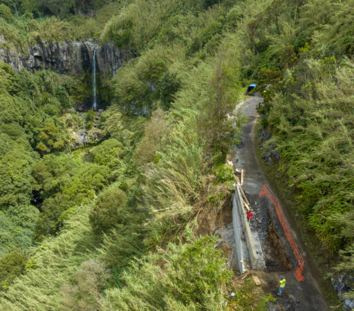 Execução de Muro de Proteção do Caminho do Fojo - Salga - 1