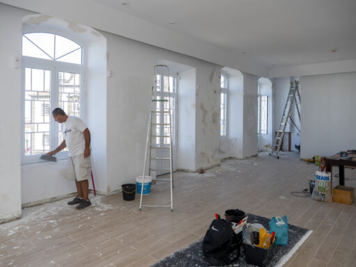 Pintura da Sala de Exposições – Vila