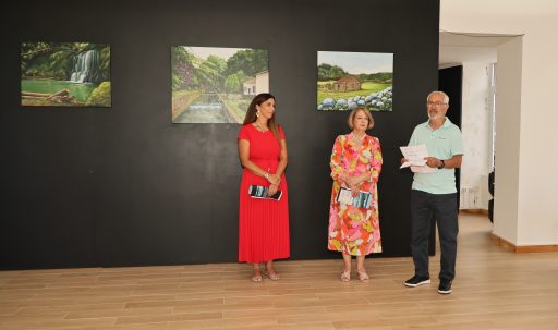 Olhares sobre a ilha - pintura de Dolores Resendes