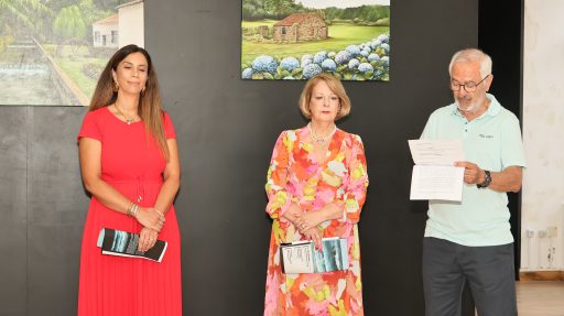Olhares sobre a ilha - pintura de Dolores Resendes