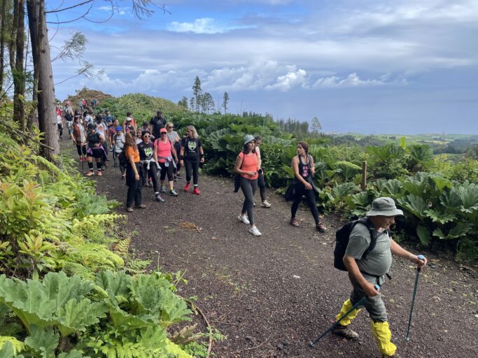 Subida ao ponto mais alto da ilha de São Miguel