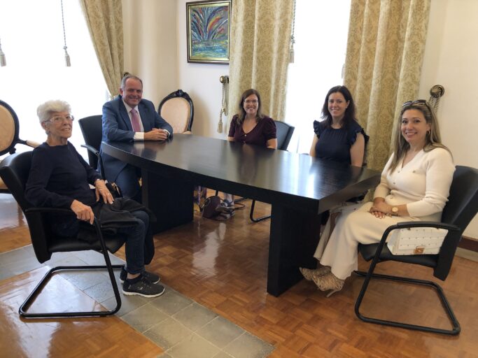 Audiência com a presidente da Casa dos Açores de Toronto