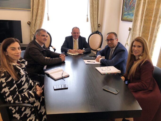 Reunião com presidente do Fundo de Apoio Municipal