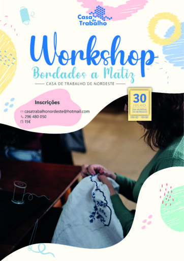 Workshop de Bordados a Matiz