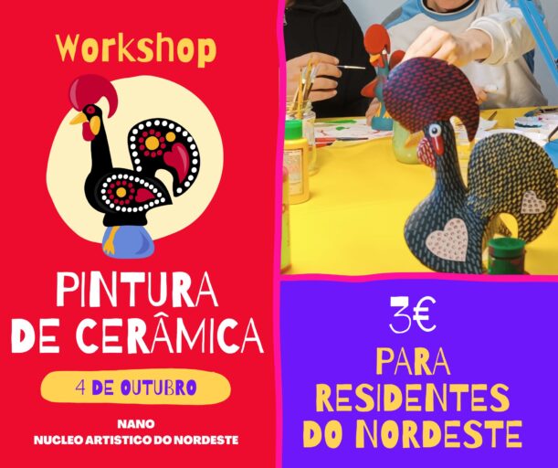 Workshop de Pintura de Cerâmica Figurativa - Núcleo Artístico do Nordeste