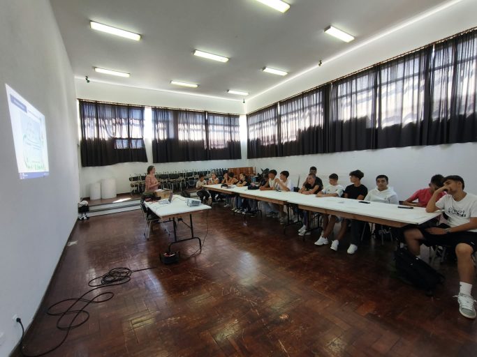 Serviço Municipal de Proteção Civil apresenta sessão aos alunos do curso de técnico de proteção civil